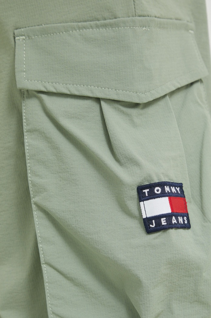 kalhoty Tommy Jeans zelená DW0DW14623.PPYX