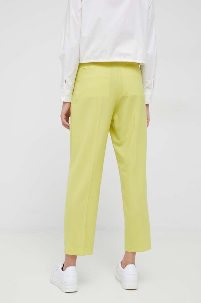 Odzież PS Paul Smith spodnie wełniane W2R.207T.K30408 żółty