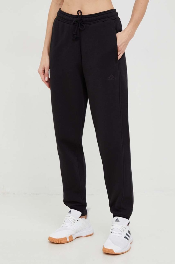 Спортен панталон adidas трикотаж черен HK0439