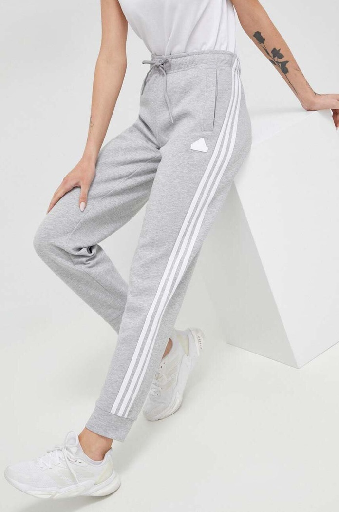 Tepláky adidas IB8531 šedá AW23