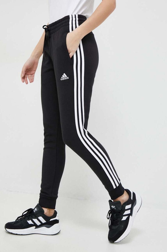 Παντελόνι φόρμας adidas απλικέ μαύρο IC8770