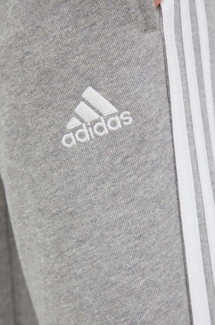 adidas pantaloni de trening din bumbac gri IC9922