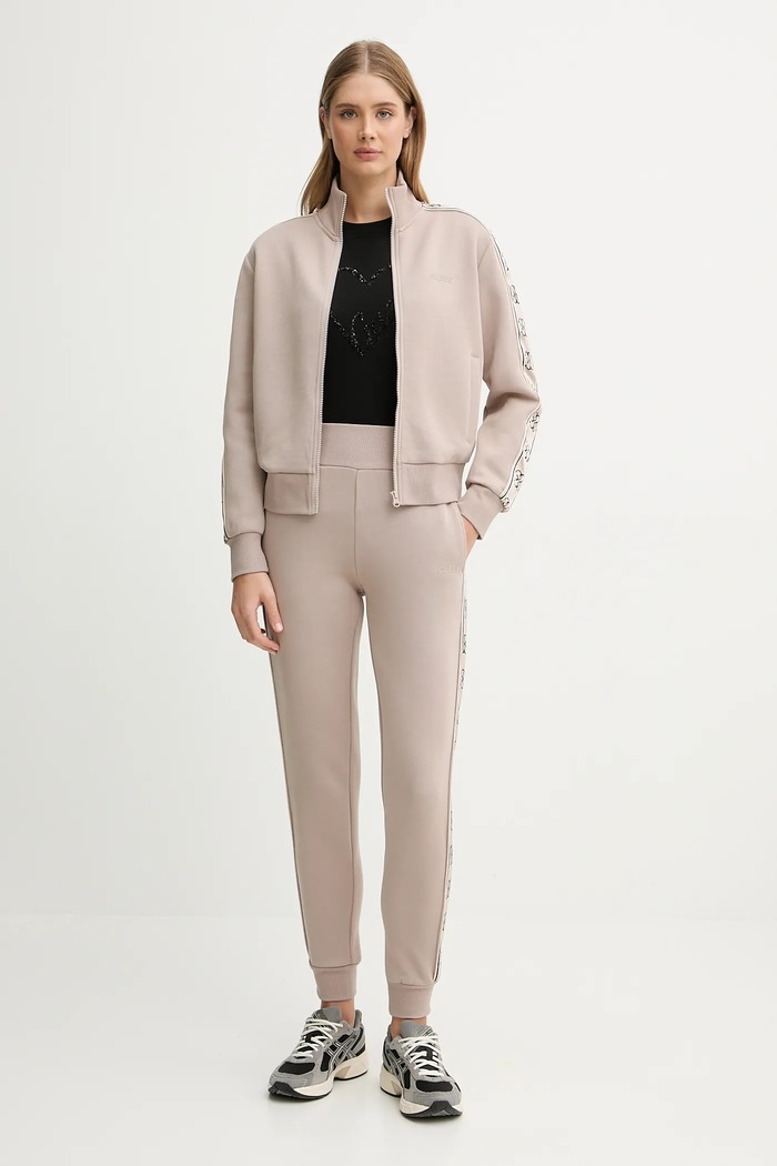 Tepláky Guess BRITNEY V2YB15.KB3P2 béžová SS26
