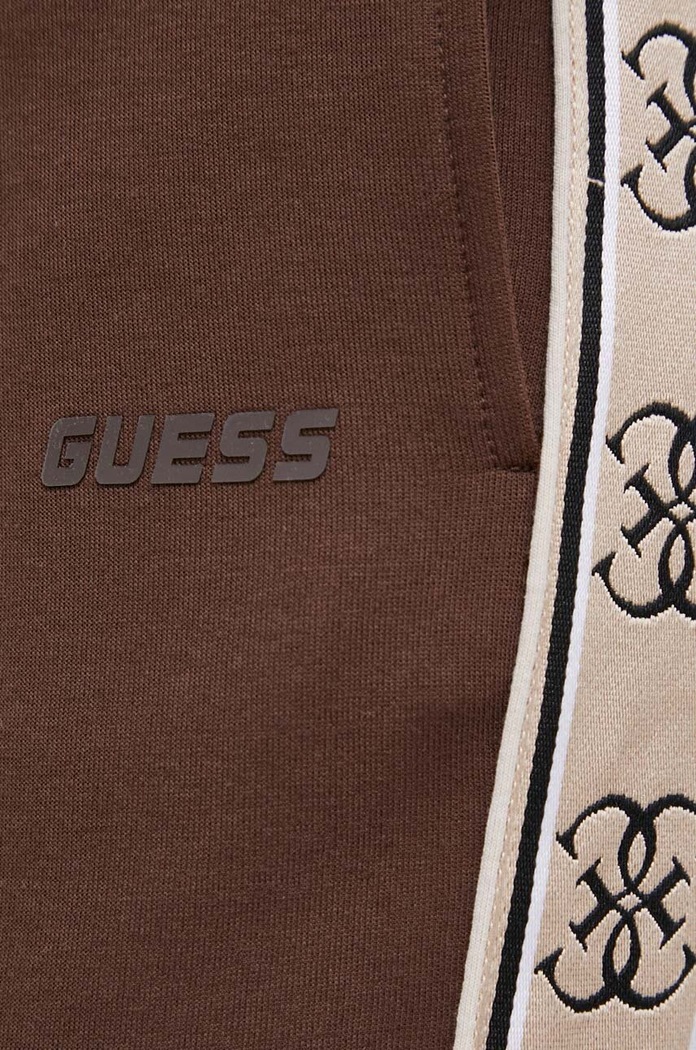 Spodnie dresowe BRITNEY Guess V2YB15.KB3P2 brązowy