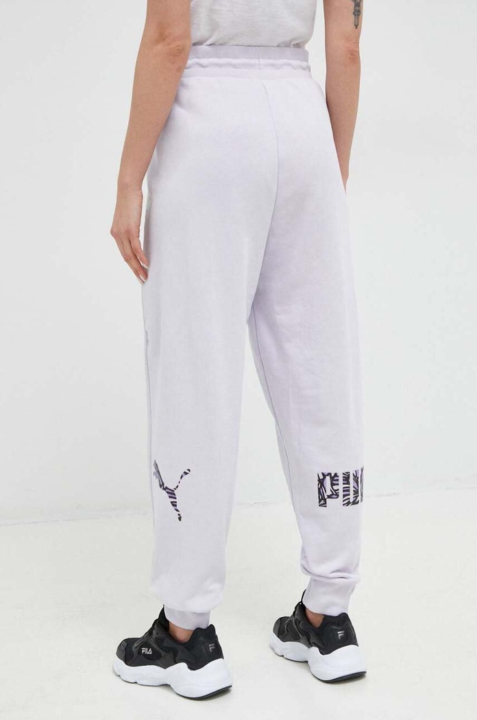 Oblečenie Tepláky Puma 674447 fialová