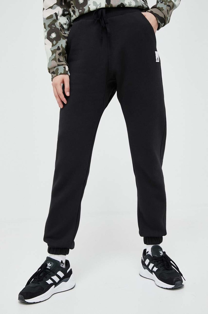 Tepláky adidas pletenina černá HZ4368