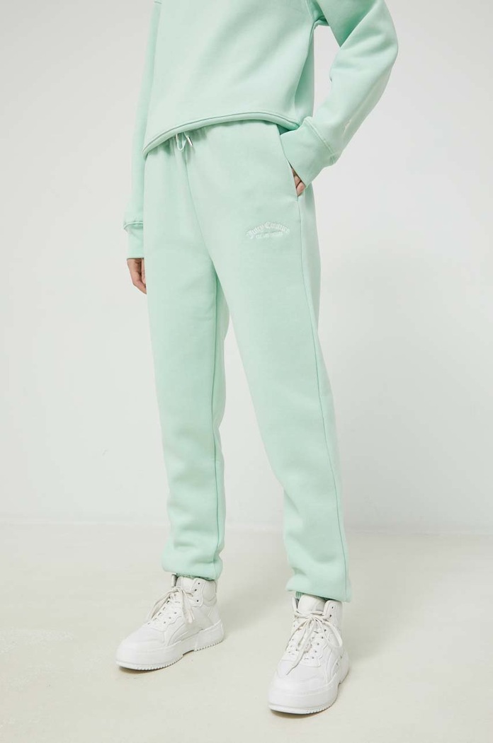 Tepláky Juicy Couture pletenina zelená JCRB122004.321