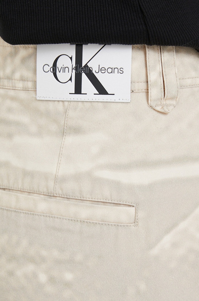 Calvin Klein Jeans pantaloni de bumbac J20J221071.PPYX bej