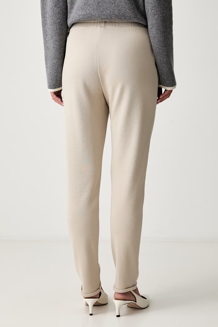 Îmbrăcăminte Joop! pantaloni de trening pentru femei cu bumbac 30036522 bej