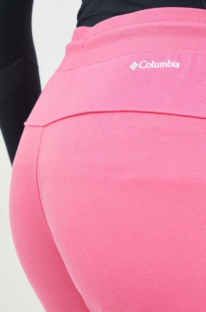 Columbia spodnie dresowe różowy 2032911