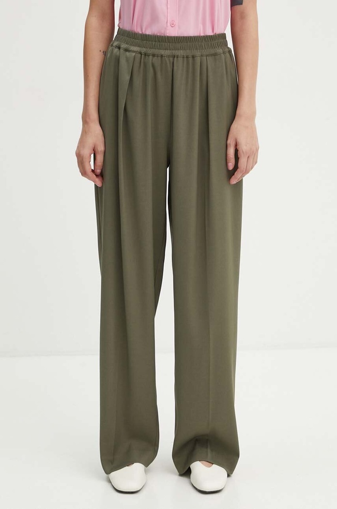 Samsoe Samsoe trousers JULIA green F23100048