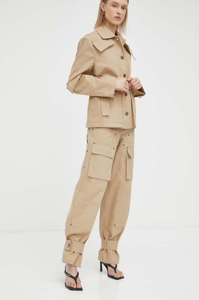 Remain pantaloni drept bej 5001672546