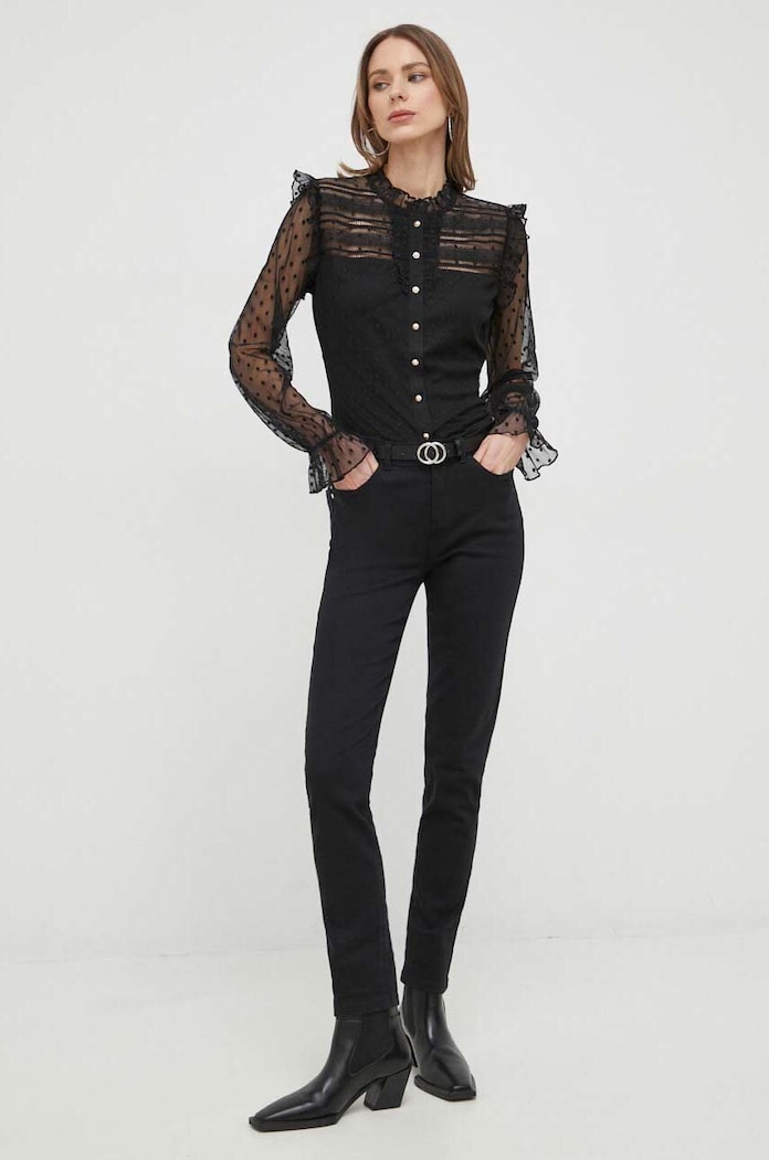 Панталон Morgan PRETTY PRETTY.NOIR черен SS23