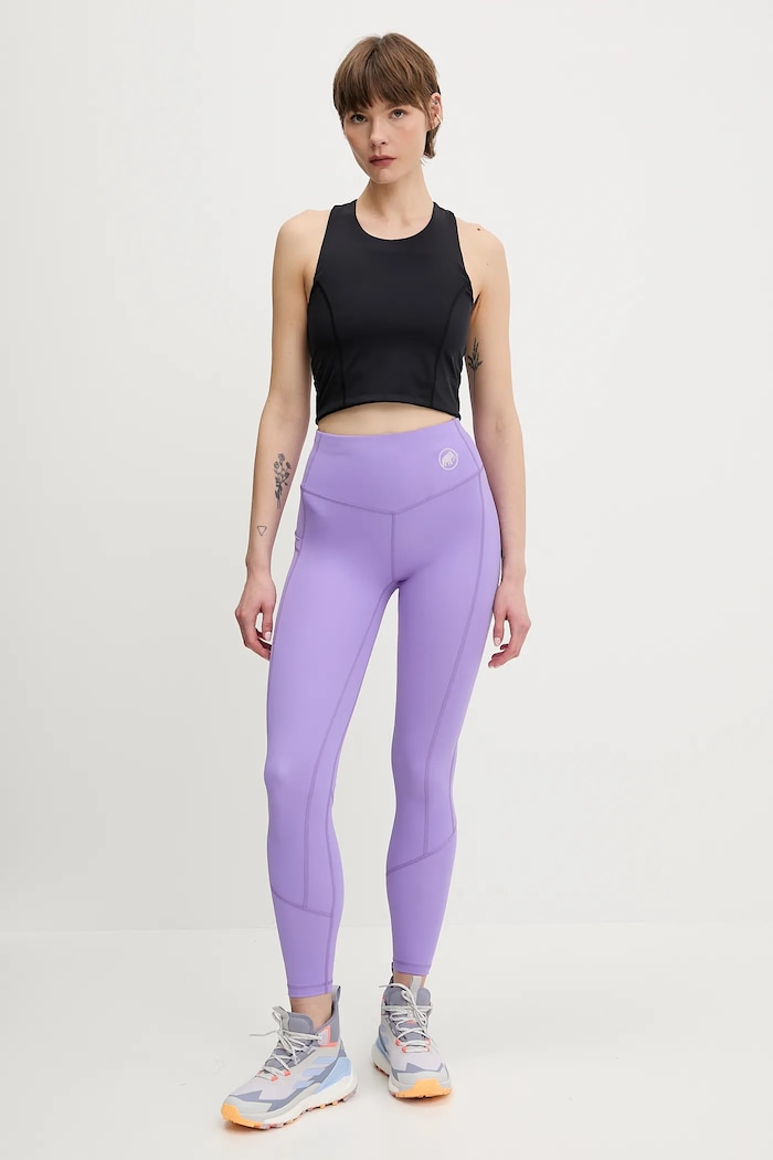 Športové legíny Mammut Massone 1022.02040 fialová SS25