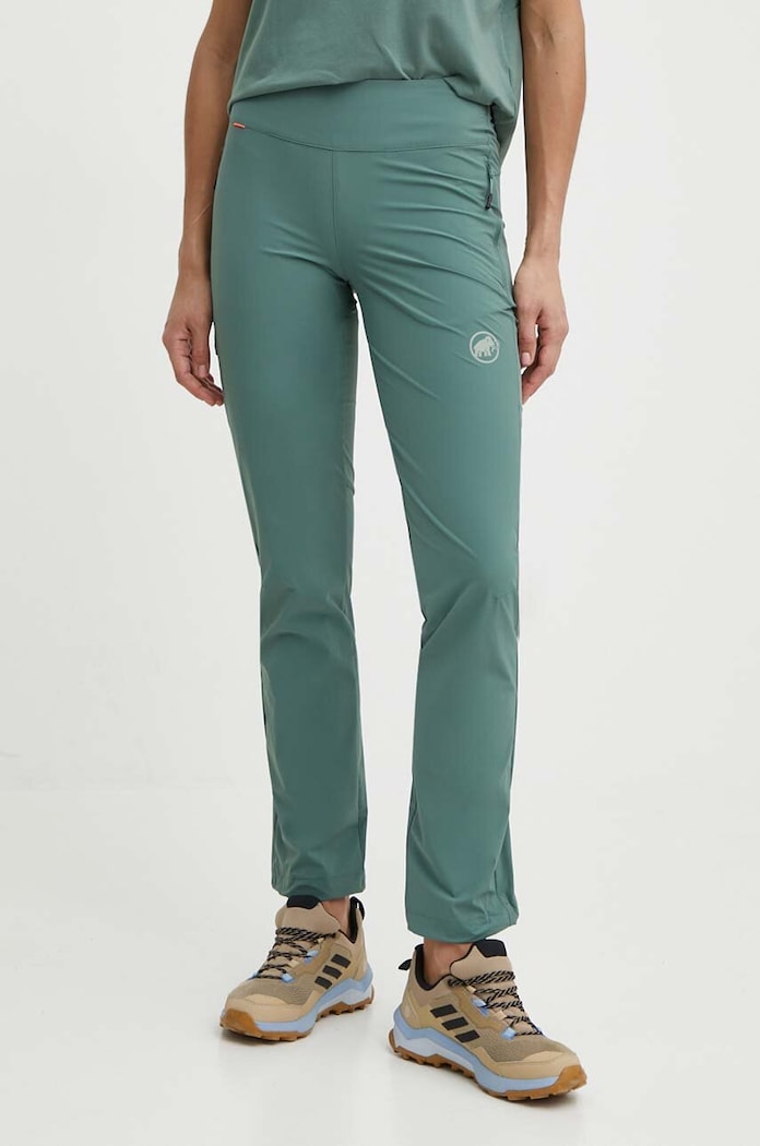 Hlače outdoor Mammut Runbold Light bez uzorka zelena 1022.01322
