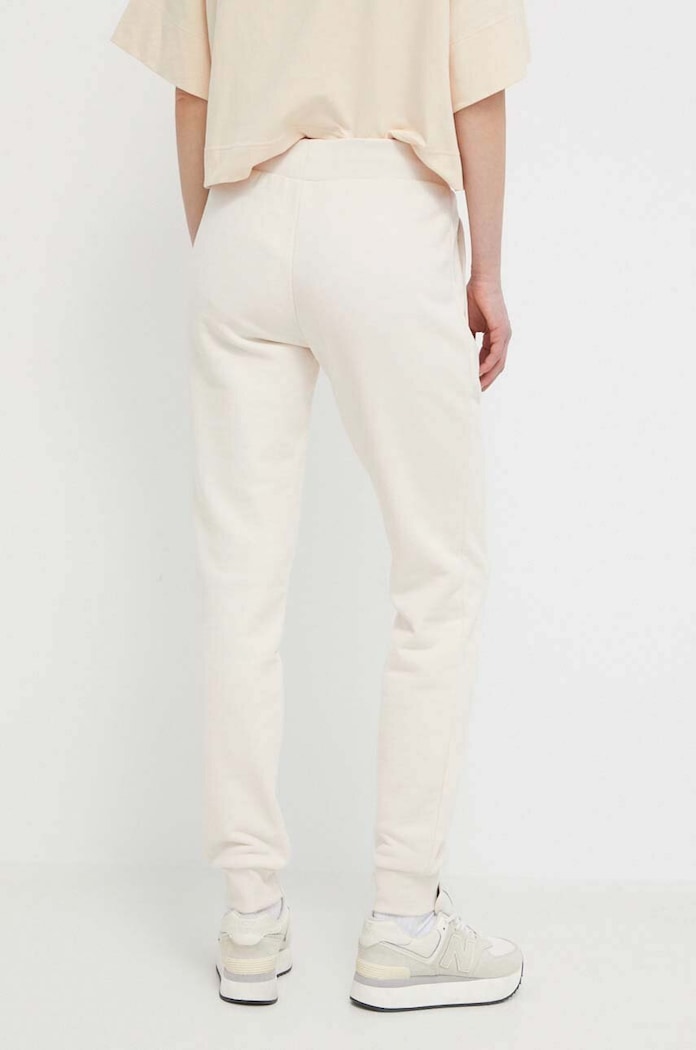 Oblečení Bavlněné tepláky adidas Originals IA6477 béžová
