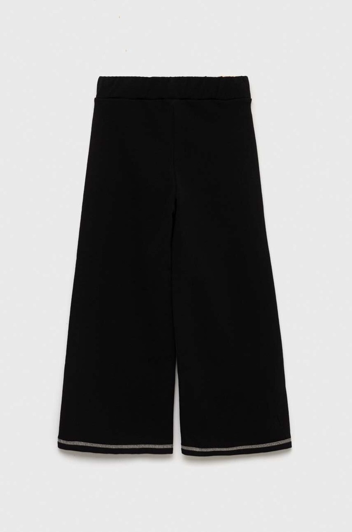 Fete Sisley pantaloni de trening pentru copii 3J68XF00W.G.SEASONAL negru