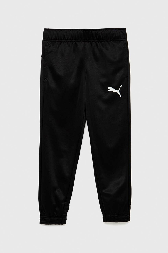 Puma Spodnie dresowe dziecięce ACTIVE Tricot Pants cl B czarny 58698401.PPYX