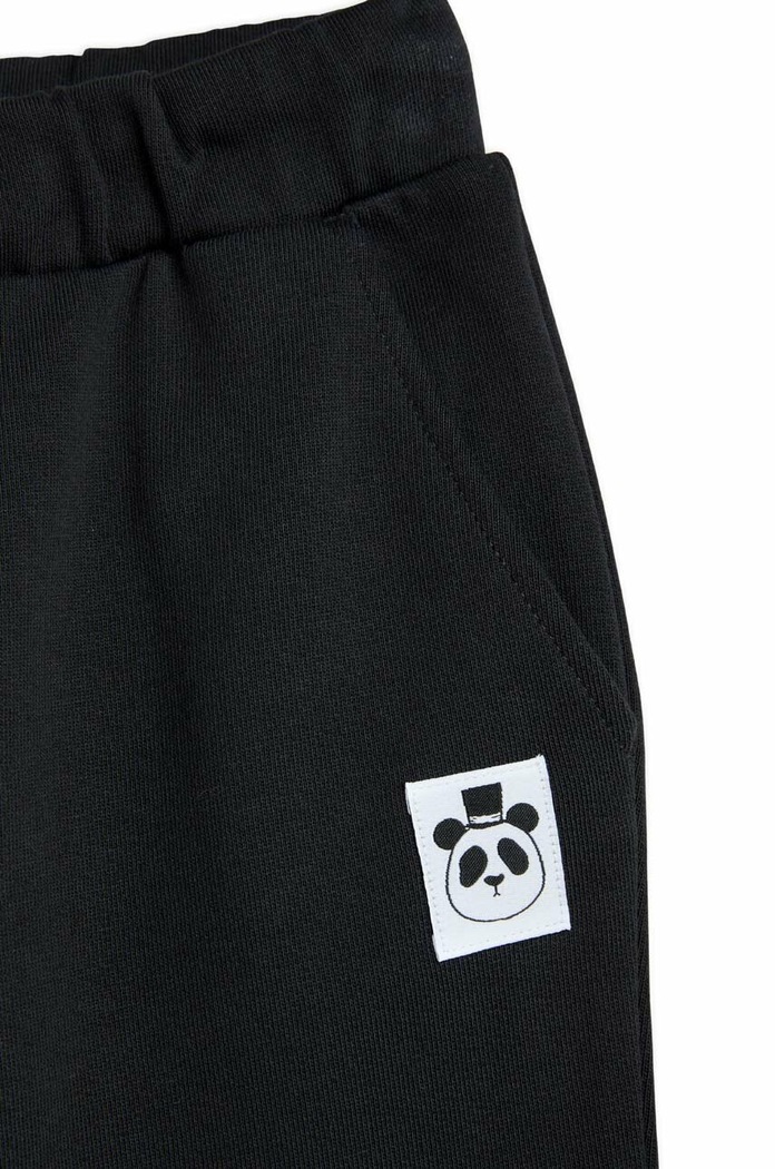 Mini Rodini pantaloni de trening din bumbac pentru copii negru 1000014699.NOS