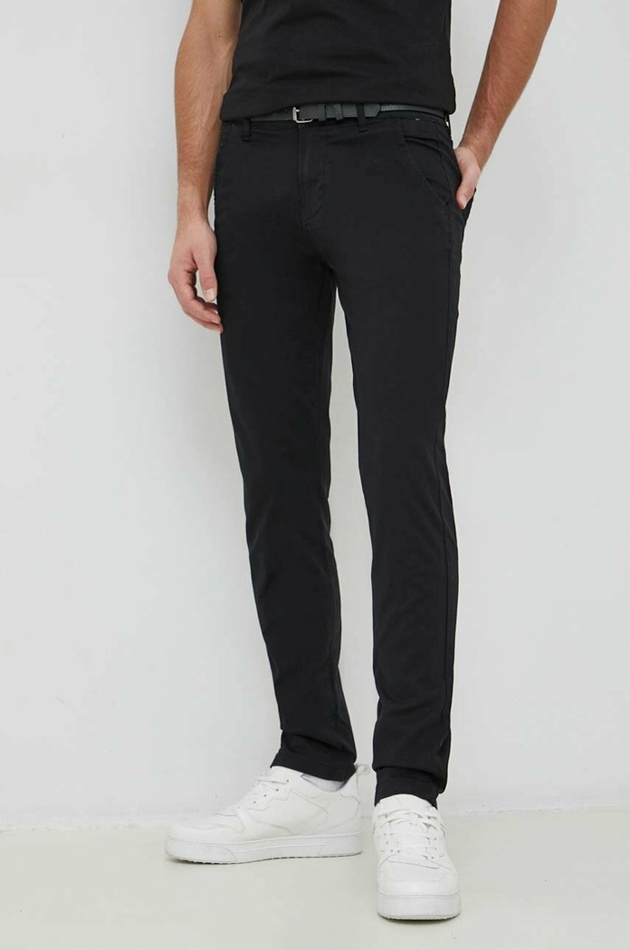 Lindbergh spodnie z elastanem czarny 30.07016.BLACK