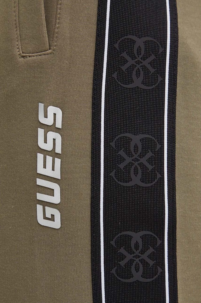 Guess spodnie dresowe zielony Z2YB09.KB3P2