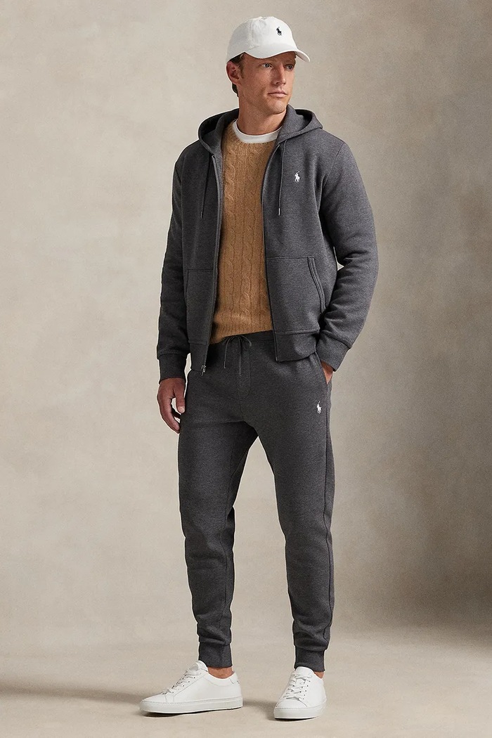 Polo Ralph Lauren jogger férfi sima szürke 710881518