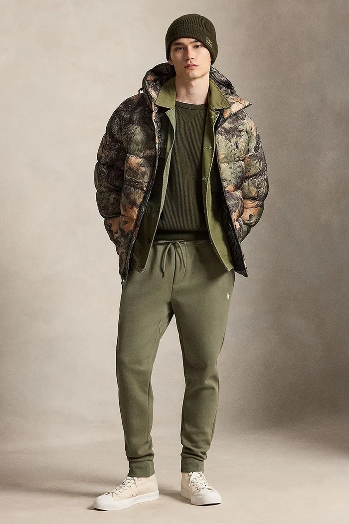 Odzież Polo Ralph Lauren spodnie joggery męskie 710881518 zielony