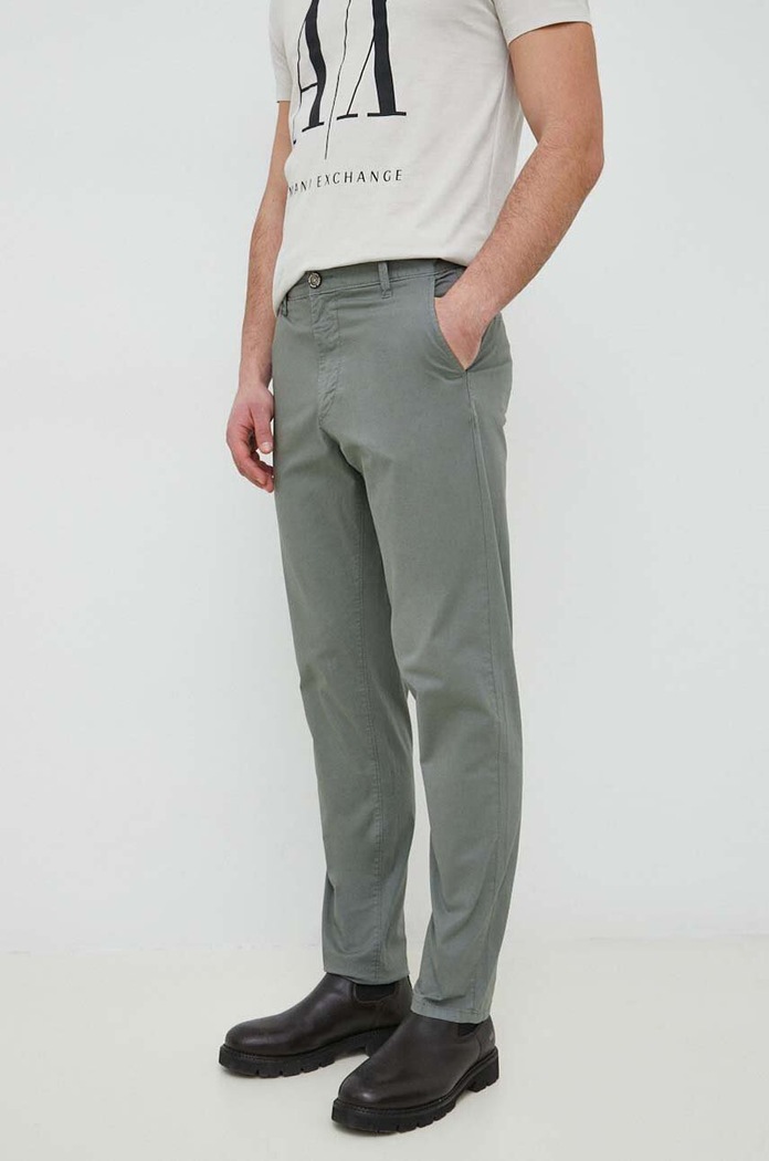 Pepe Jeans spodnie Harrow Poplin PM211555.674 zielony SS23