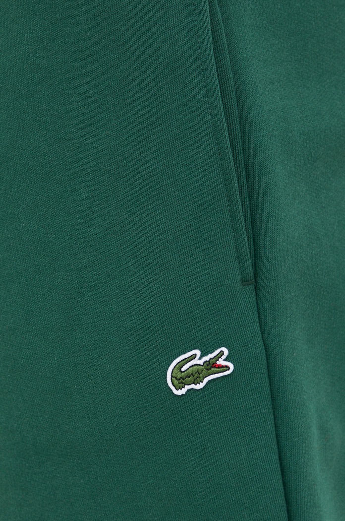 Tepláky Lacoste zelená XH9610