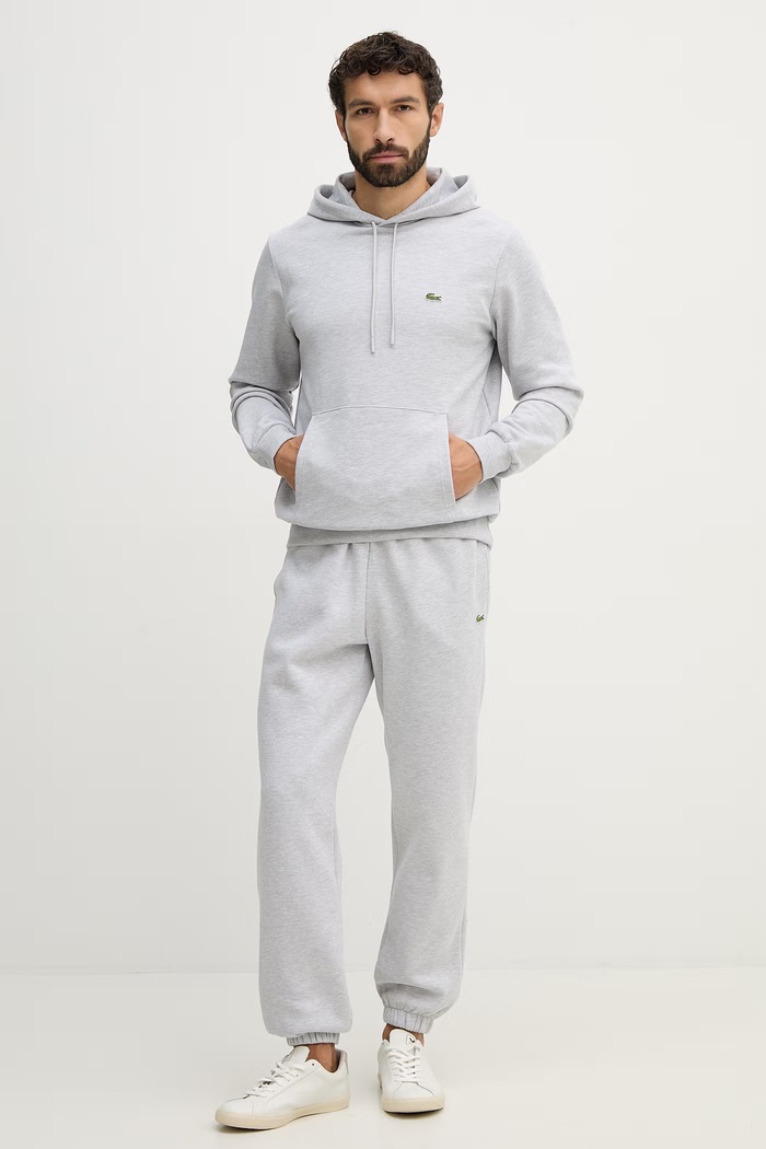 Tepláky Lacoste XH9610 sivá SS26
