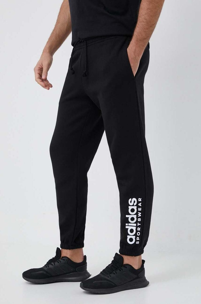 Спортивные штаны adidas трикотаж чёрный IC9787