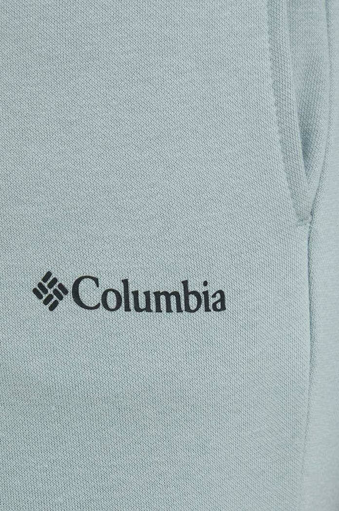 Columbia spodnie dresowe CSC Logo turkusowy 1911601.SS23