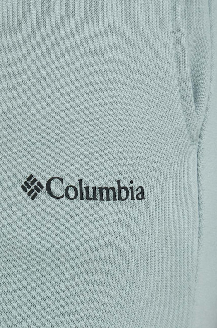 Columbia spodnie dresowe CSC Logo turkusowy 1911601.SS23