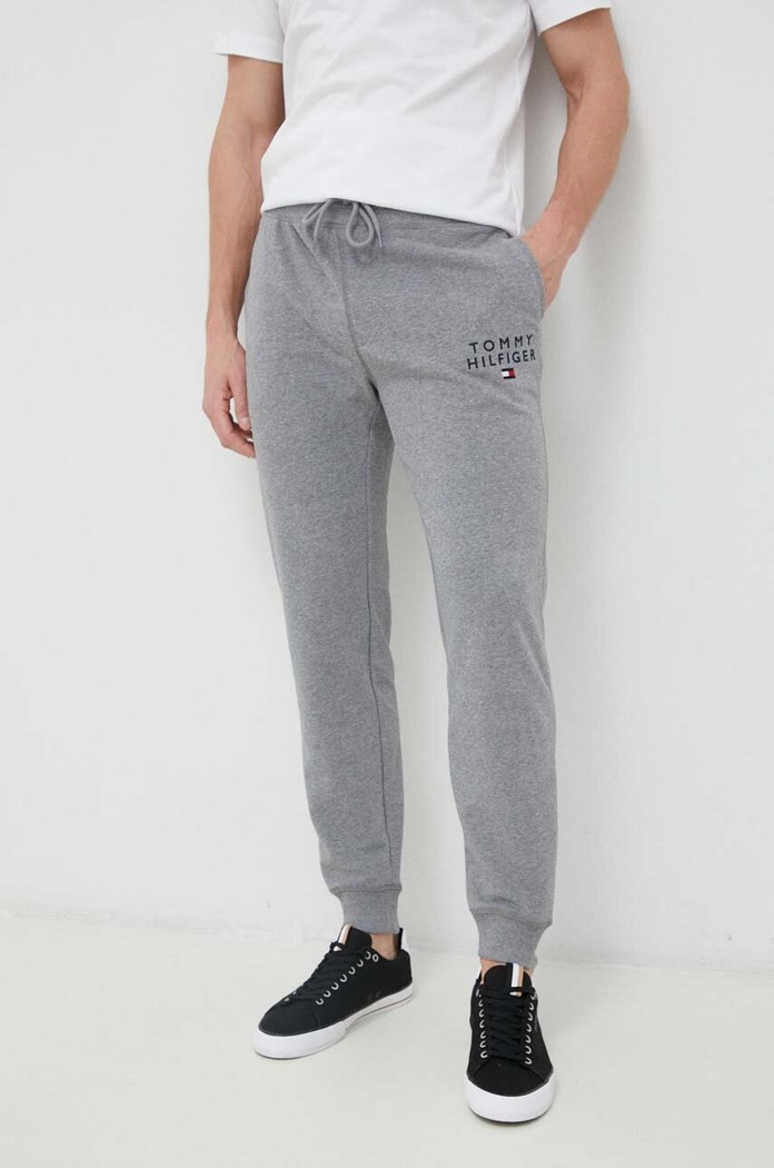 Tommy Hilfiger spodnie dresowe dzianina szary UM0UM02880.PPYX