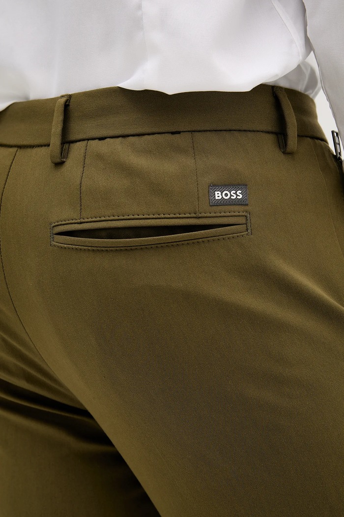 BOSS spodnie zielony 50487754