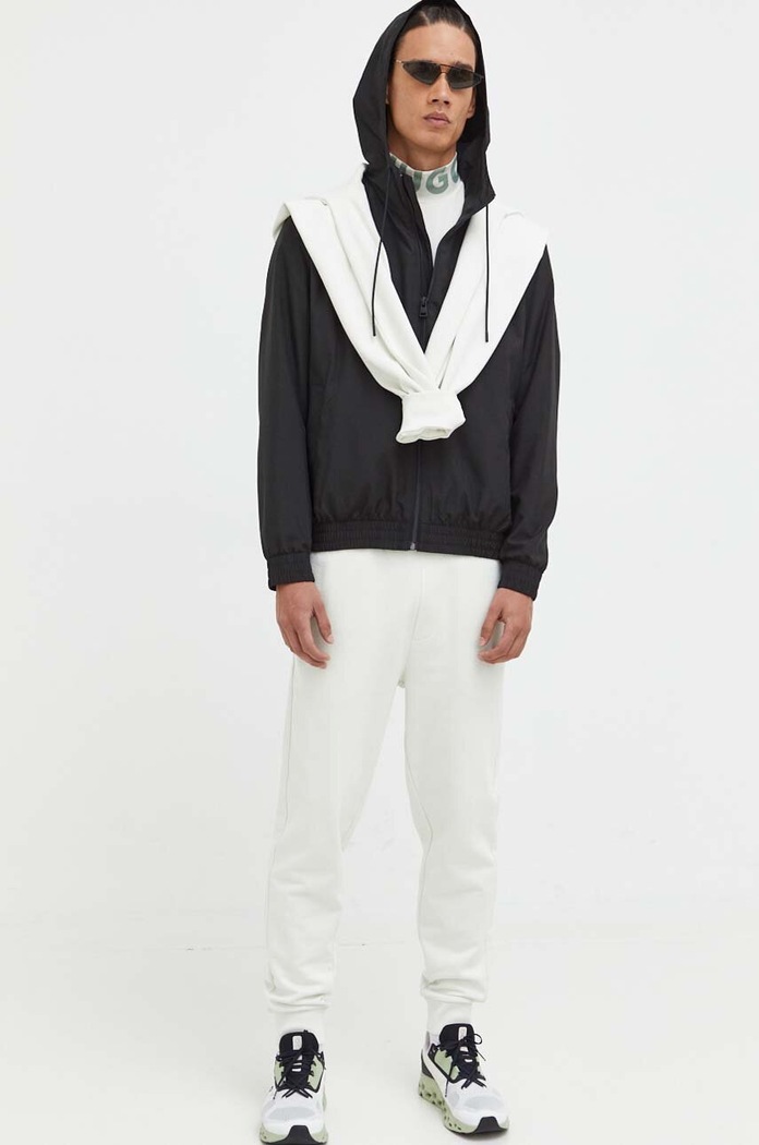 HUGO pantaloni de trening bărbați din bumbac Dayote232 50489617 verde SS26