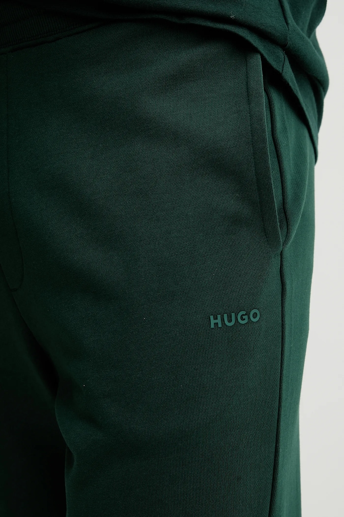 HUGO pantaloni de trening bărbați din bumbac Dayote232 verde 50489617