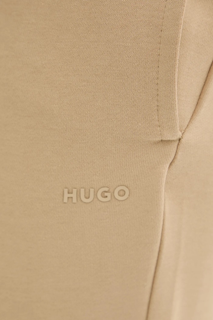 HUGO παντελόνι επίσημο Ανδρικό βαμβακερό Dayote232 μπεζ 50489617