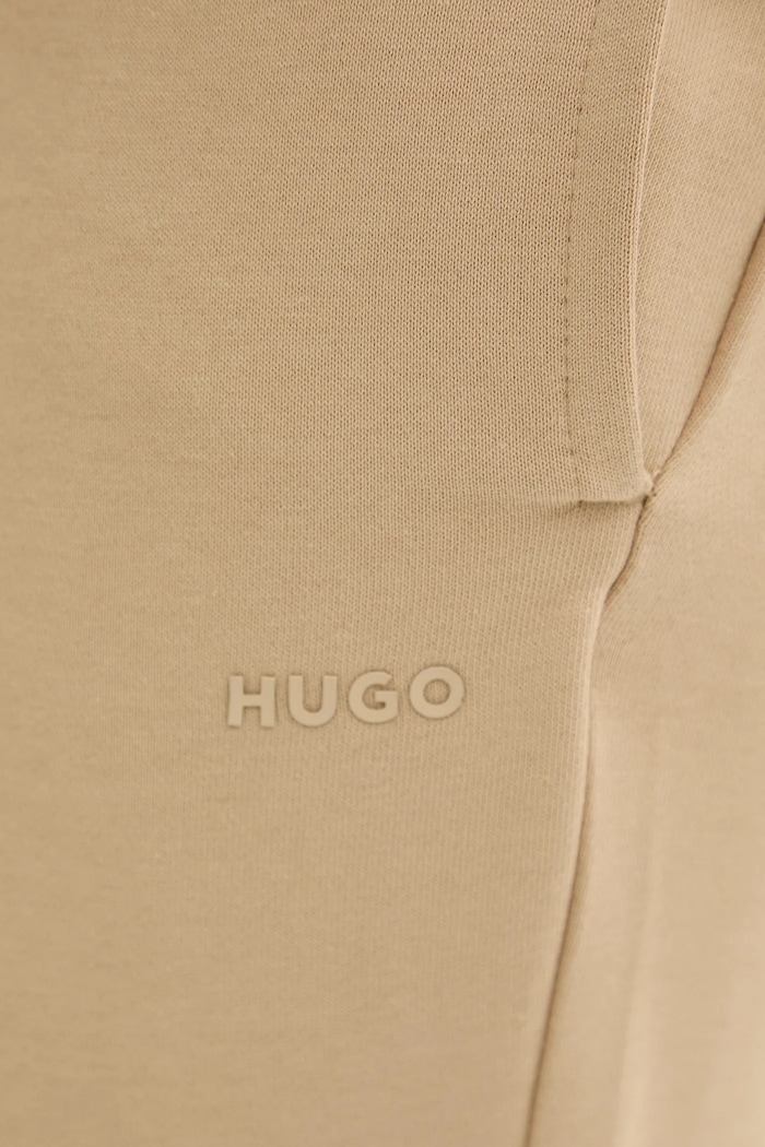 HUGO παντελόνι επίσημο Ανδρικό βαμβακερό Dayote232 μπεζ 50489617