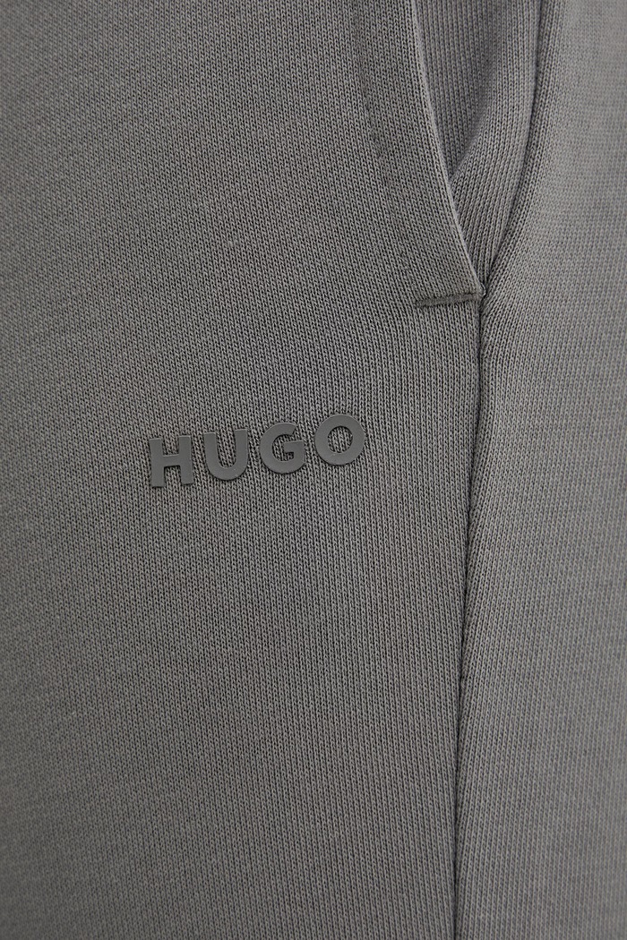 HUGO pantaloni de trening bărbați din bumbac Dayote232 gri 50489617