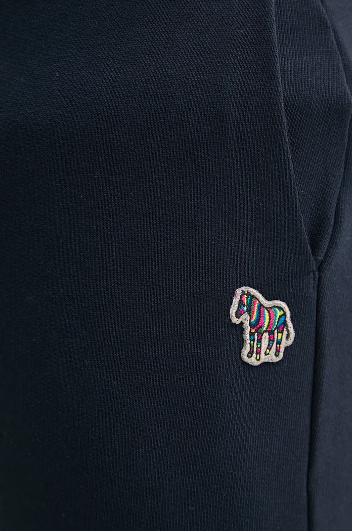 PS Paul Smith spodnie dresowe bawełniane granatowy M2R.482T.KZEBRA