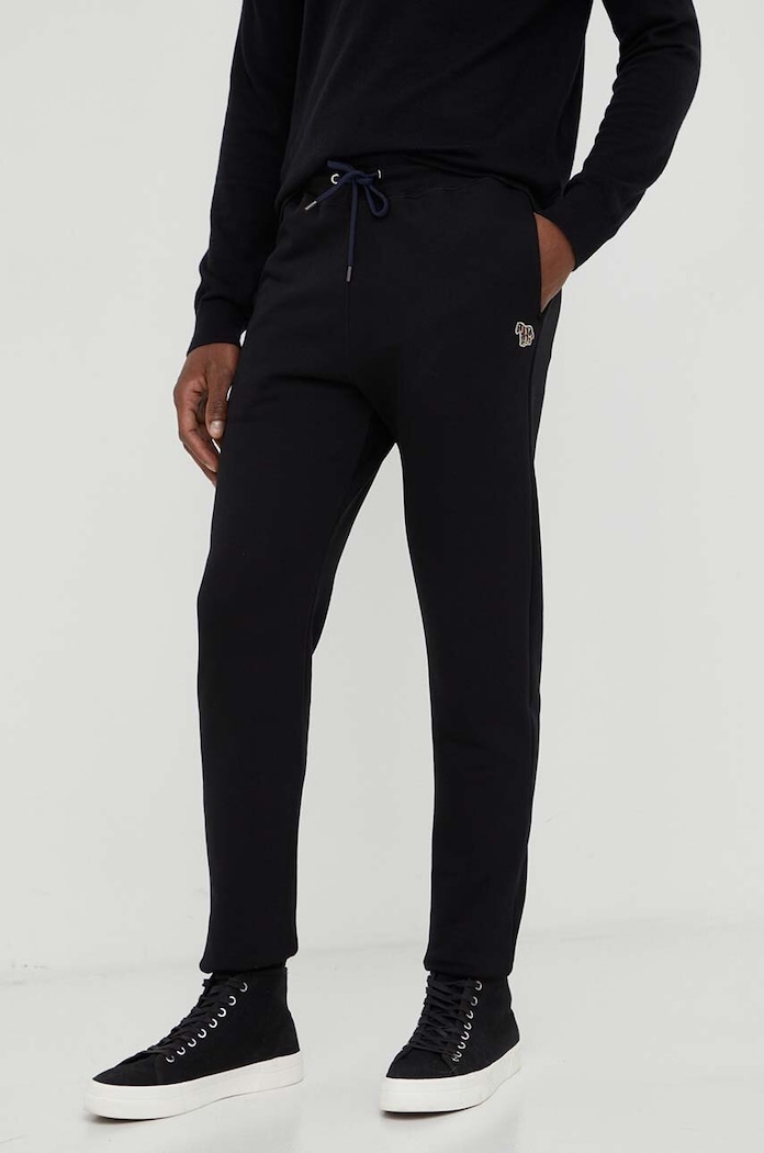 Bavlnené tepláky PS Paul Smith M2R.482T.KZEBRA čierna SS26