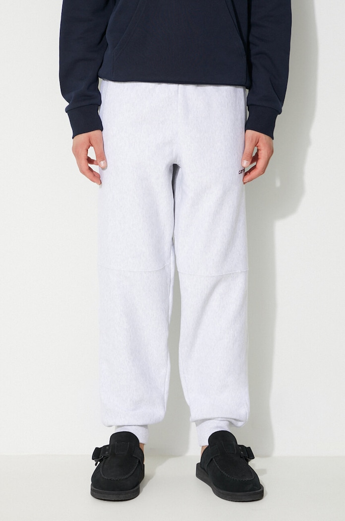 Carhartt WIP joggers American Script Jogging Pant semplice grigio I027042