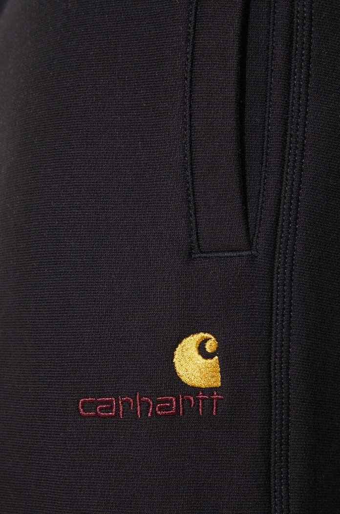 Спортен панталон Carhartt WIP American Script Jogging Pant I027042 черен