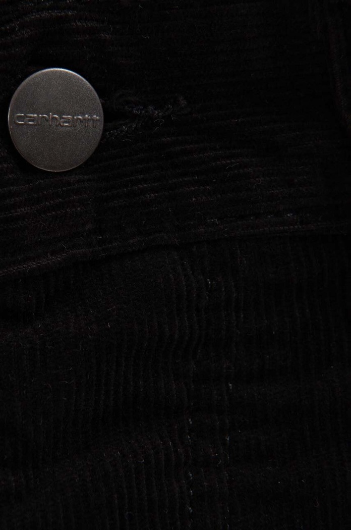 Carhartt WIP corduroy trousers Newel I031456 black