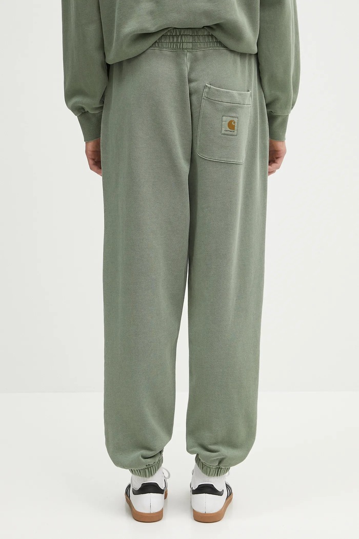 Clothing Carhartt WIP cotton joggers Nelson Sweat Pant I029961.1YFGD green