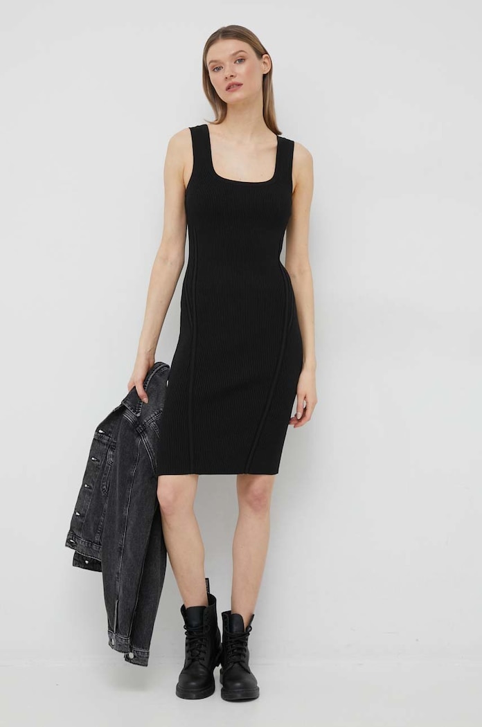 Calvin Klein sukienka casual czarny K20K205447.PPYX