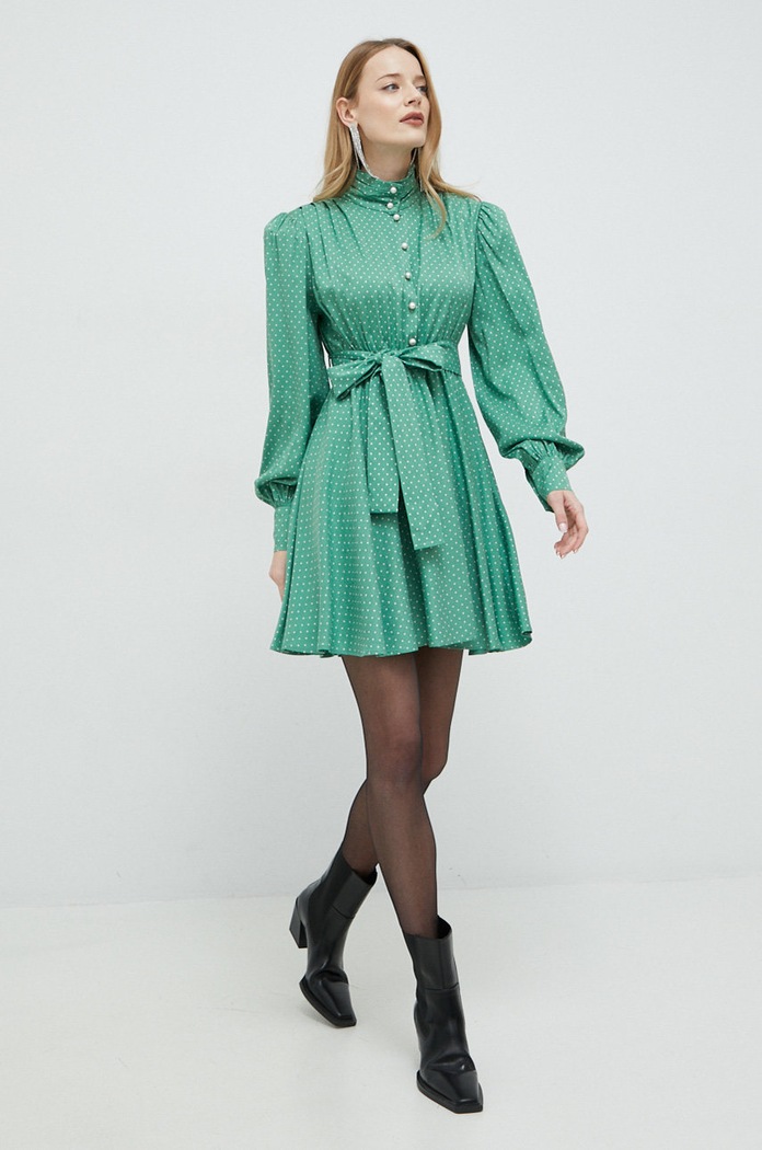 Рокля Custommade Linnea 999373446 зелен SS23