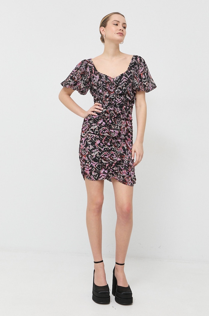 Haljina Notes du Nord Fabiola Lurex 13019 šarena SS23