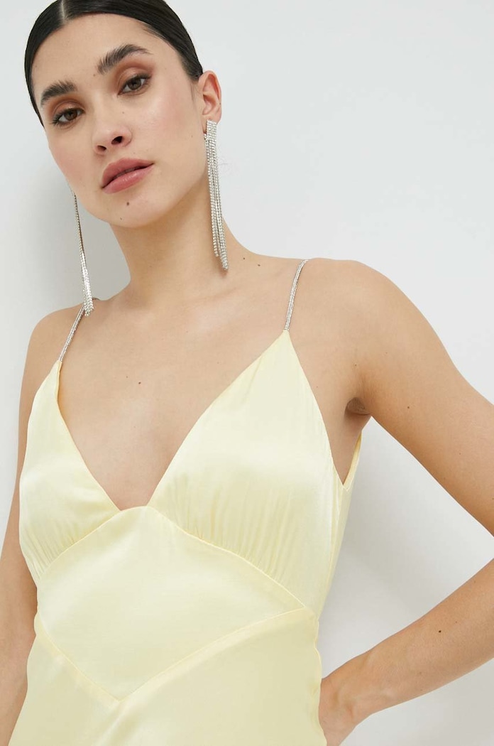 Bardot rochie galben 58316DB.CANARY.YEL